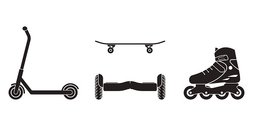 Scooter, board, skate graphic