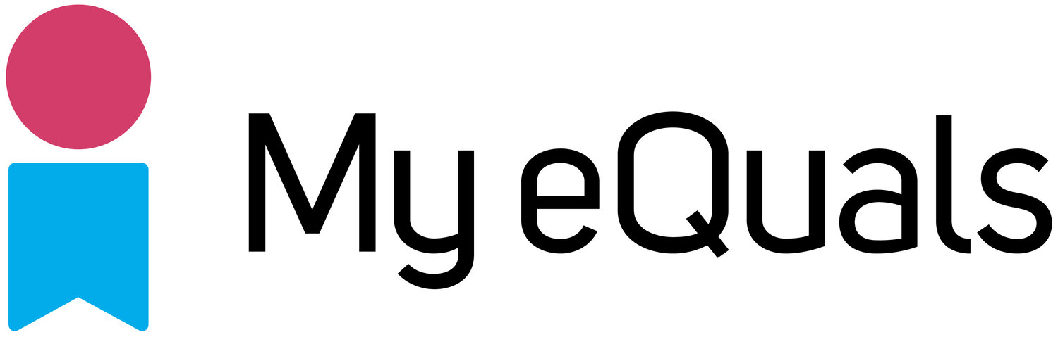 Graphic image representing My eQuals - the official tertiary credentials program